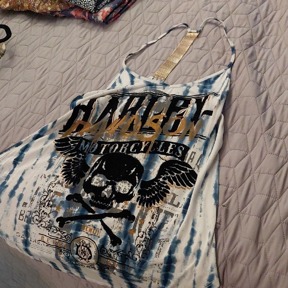 Harley-Davidson Skull Graphic Tank Top